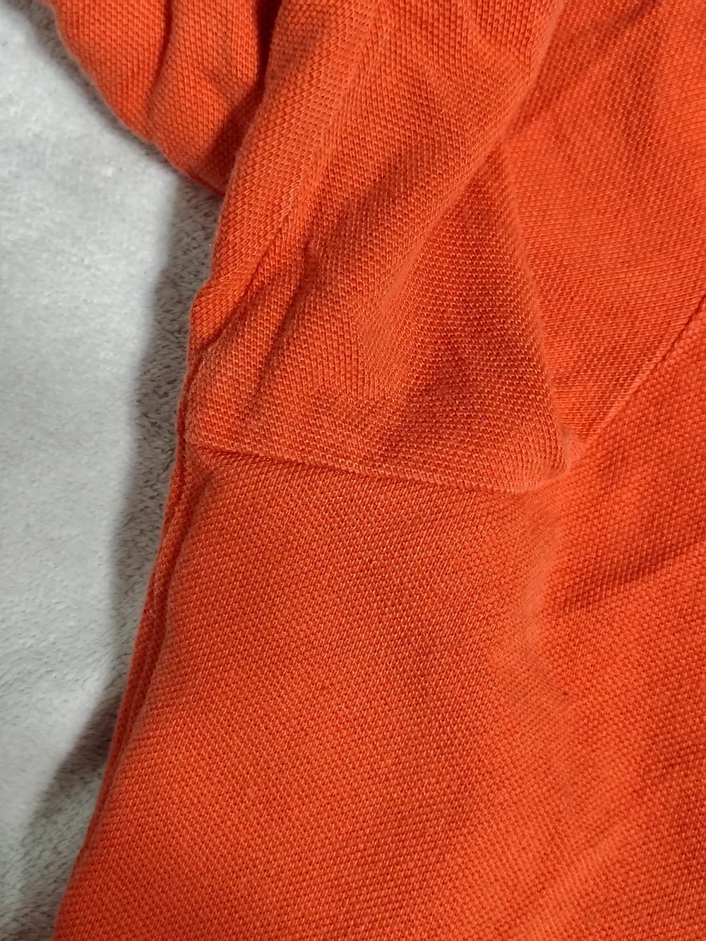 Ralph Lauren Men’s Bright Orange Polo Shirt with Signature Pony